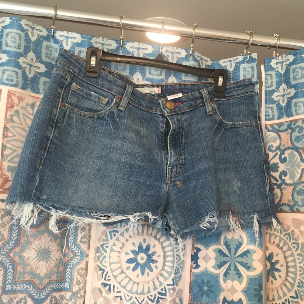 🌅♻️🌍Levi’s Jean Shorts/Cut off Skinny Jeans✂️👖 - Picture 1 of 9